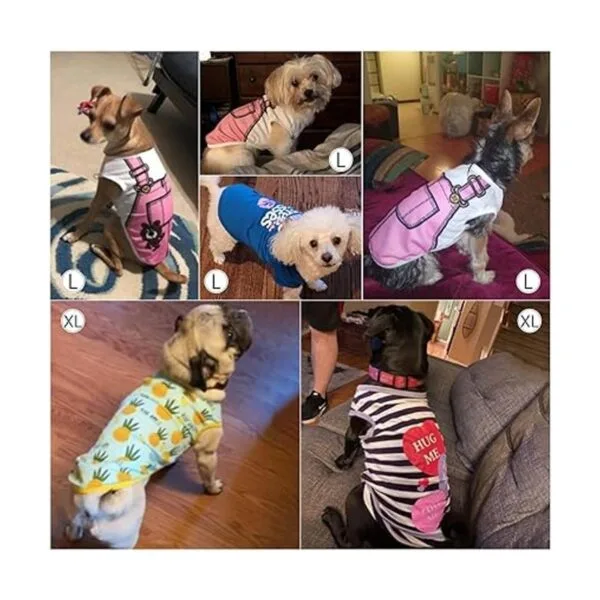 Camisas para mascotas camisas estampadas para cachorros_5
