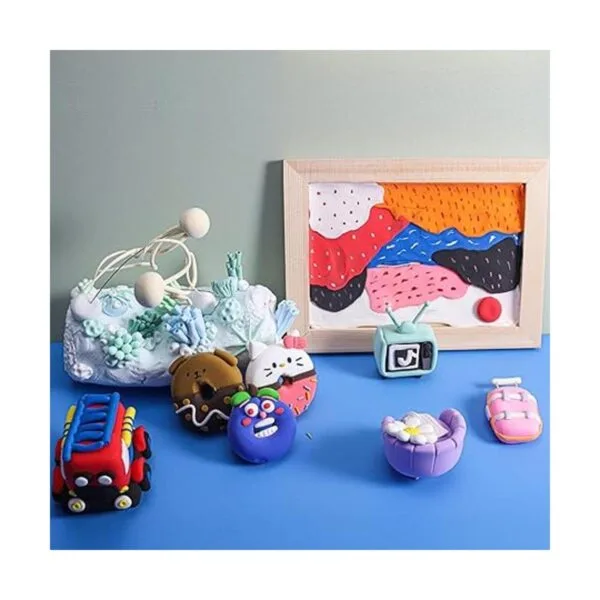 Kit de arcilla de modelado 50 colores de arcilla mágica_6