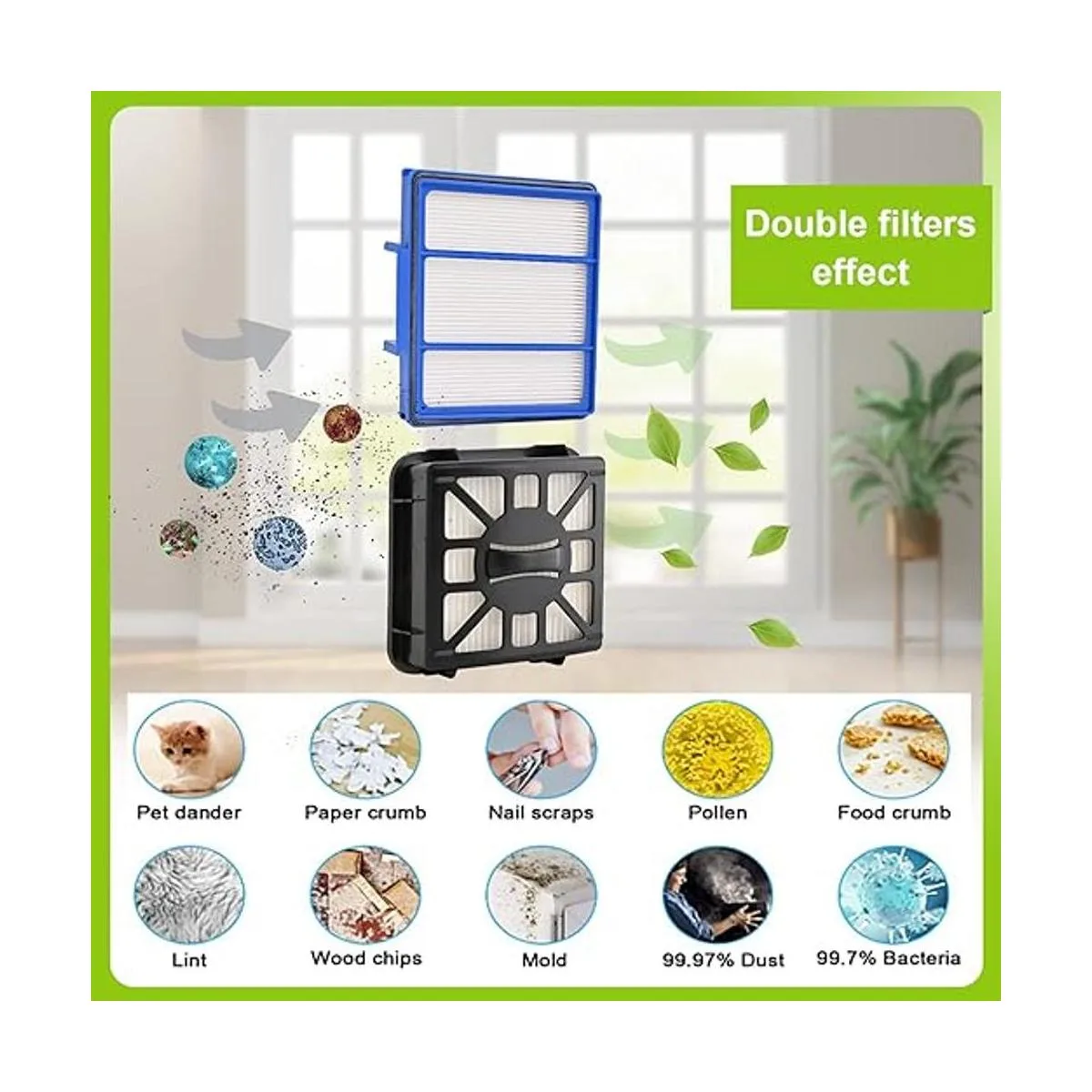 LesinaVac Kit de piezas de repuesto para aspiradora robot_4