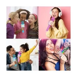 Micrófono de karaoke para niños y adultos; juguetes para_6