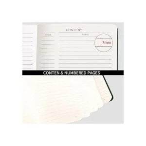 RETTACY Paquete de 2 cuadernos rayados diarios gruesos de_3