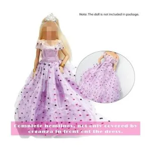 Paquete de 35 ropa de muñeca hecha a mano que incluye 2_2