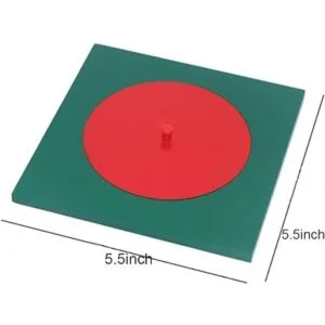 Mfumyy Montessori Fracciones circulares de madera Puzzles_5