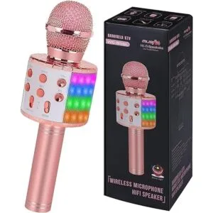 Micrófono de karaoke para niños y adultos; regalos de