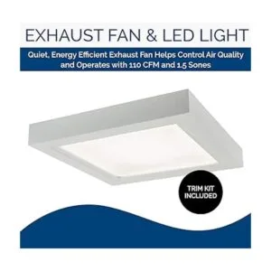 BroanNuTone AER110LTK Ventilador de baño mediano blanco_3