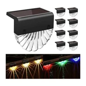 Luces solares de cubierta para exteriores paquete de 8_1