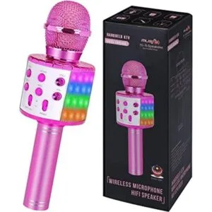 Micrófono de karaoke para niños y adultos; juguetes para_1