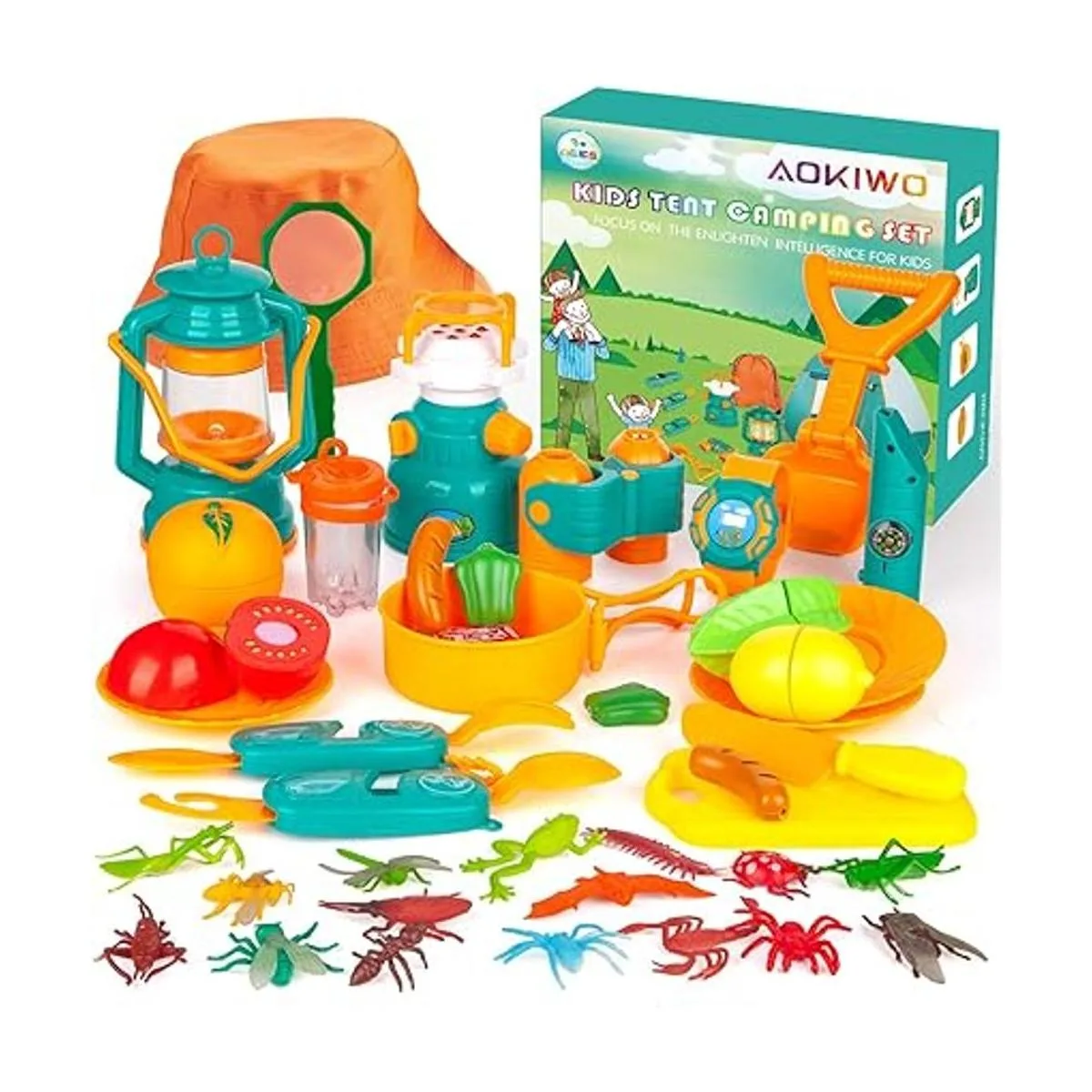 AOKIWO Juego de tienda de campaña para niños 45