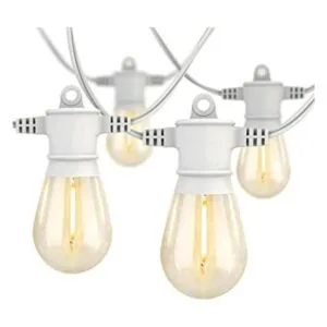 SUNTHIN Tira de luces blancas para exteriores 96 pies 2