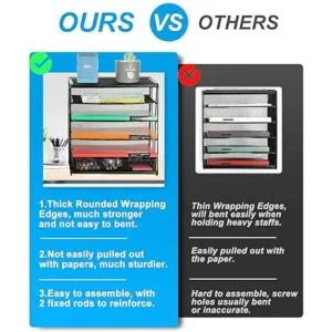 Samstar Organizador de bandeja de cartas organizador de