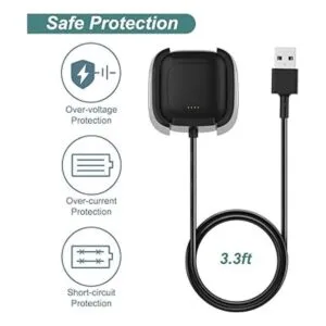 Kissmart Cargador compatible con Fitbit Versa 2 no para_5