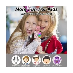 Micrófono de karaoke para niños y adultos; regalos de