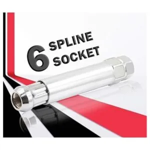 Accesorios de rueda 6 puntos Spline Tuner Lug Nut Key_3