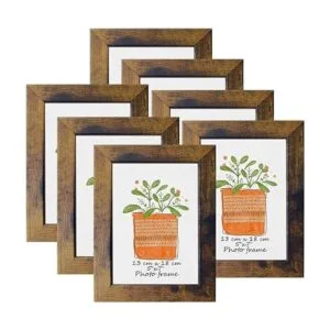 PETAFLOP Portarretratos rústicos de 5 x 7 pulgadas para_1