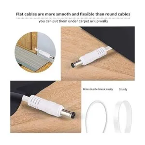 Paquete de 3 cables de extensión de alimentación CC de 25