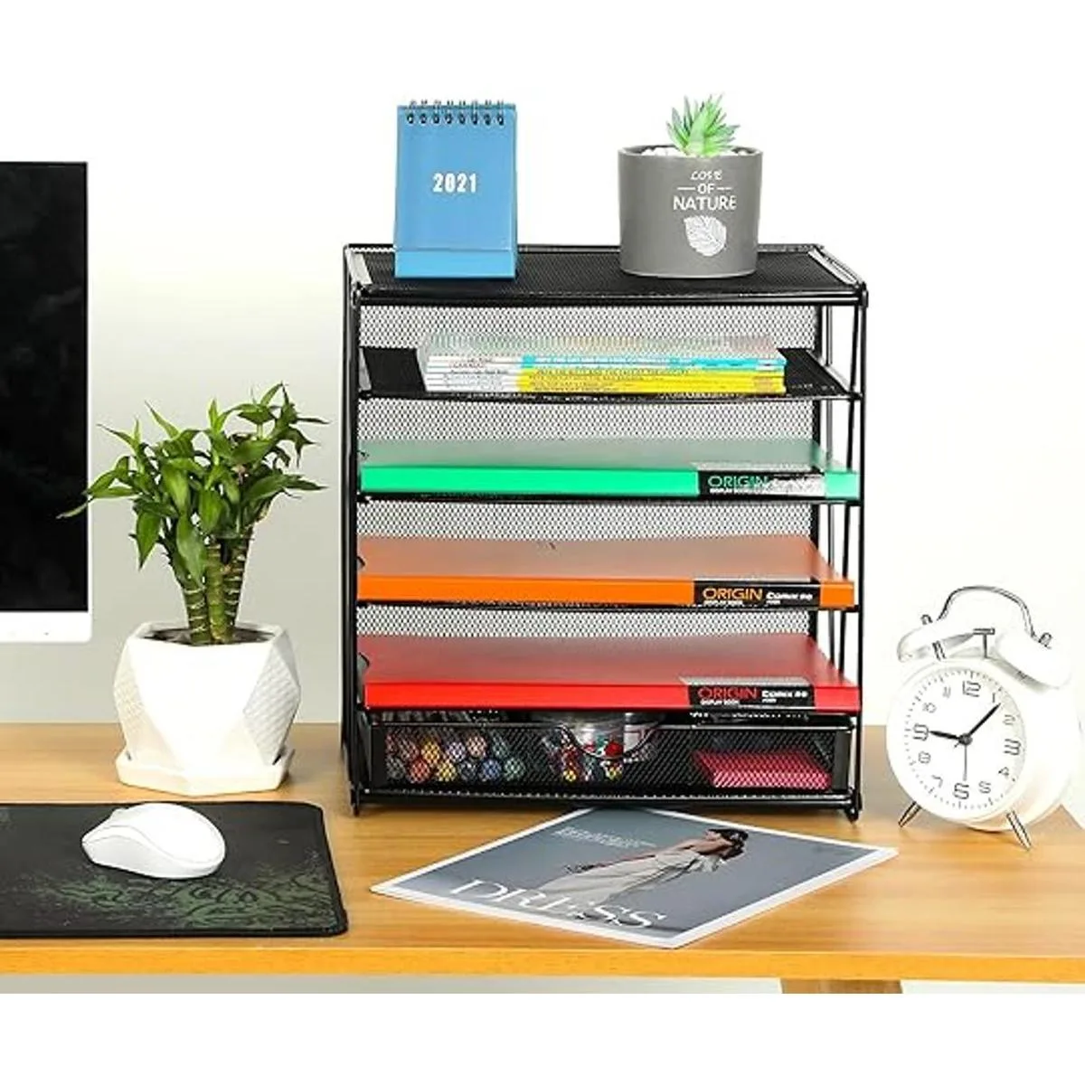 Samstar Organizador de bandeja de cartas organizador de