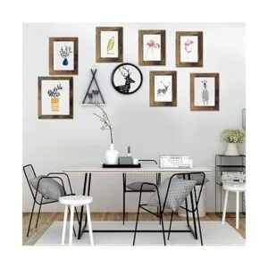 PETAFLOP Portarretratos rústicos de 5 x 7 pulgadas para_6