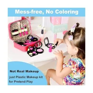 Tepsmigo Kit de maquillaje de simulación para niñas juego_6
