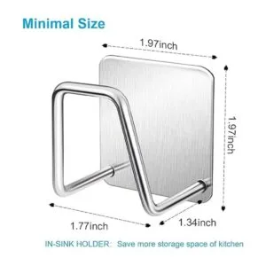 ESINAM 2 soportes de esponja para fregadero de cocina