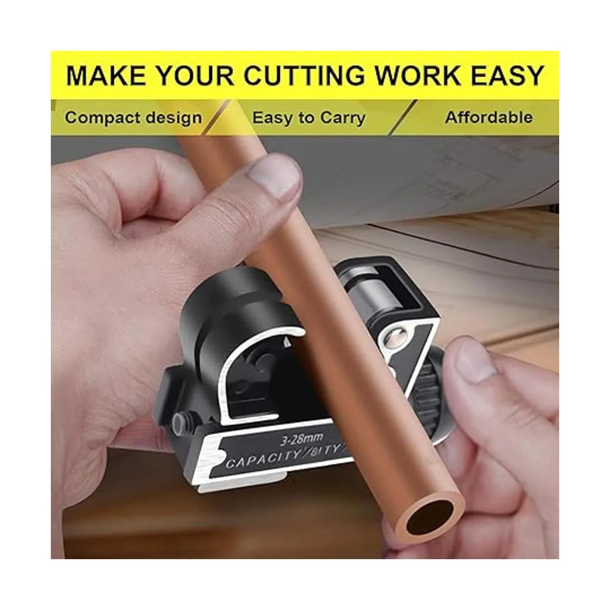 Spurtar Cortador de tubos de 0.1181.102 in para tubos de