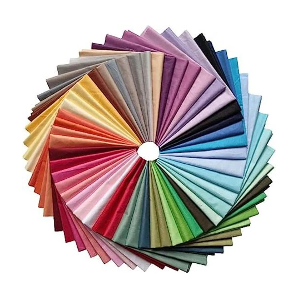 Misscrafts 50 piezas de tela de algodón para