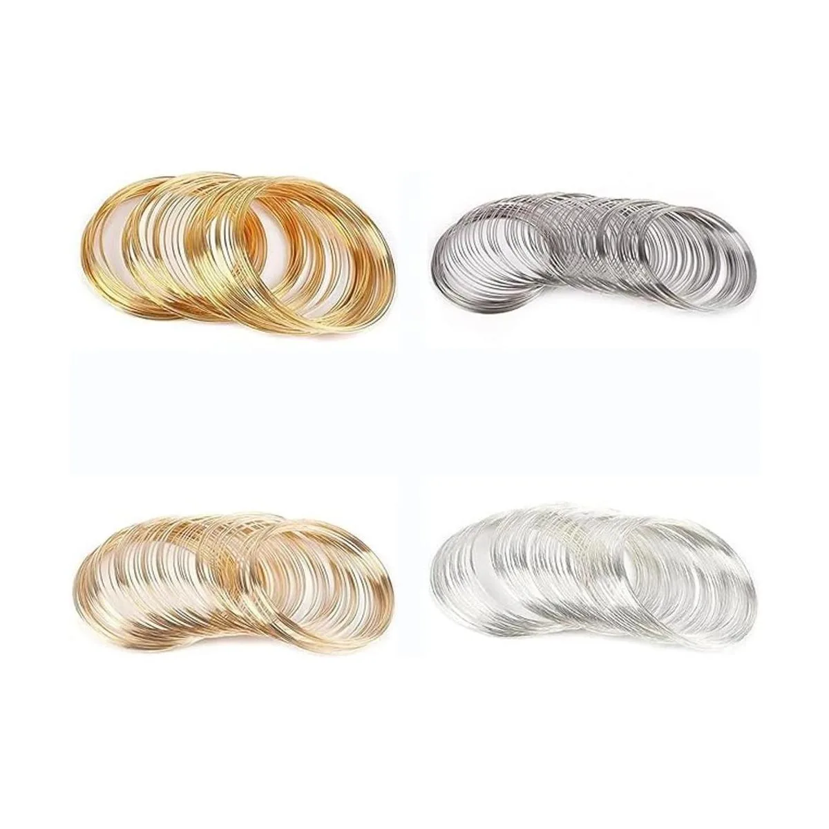 400 bucles de joyería alambre de memoria alambre de