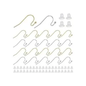 Juego de pendientes de 600 piezas 300 ganchos franceses