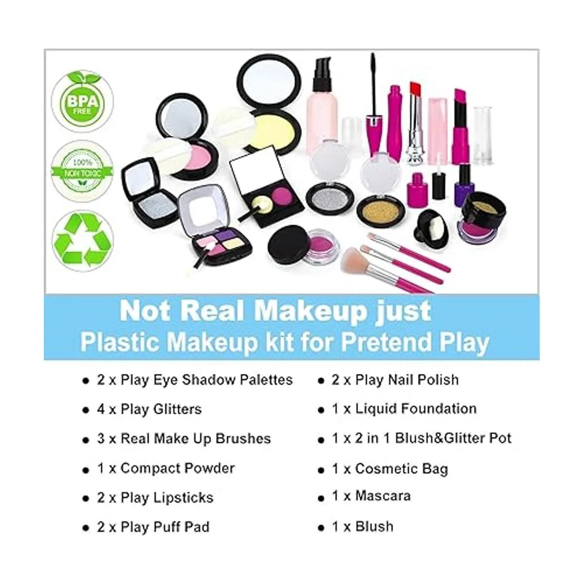 Tepsmigo Kit de maquillaje de simulación para niñas juego_4
