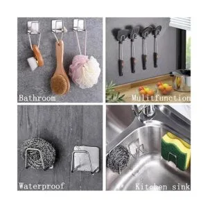 ESINAM 2 soportes de esponja para fregadero de cocina