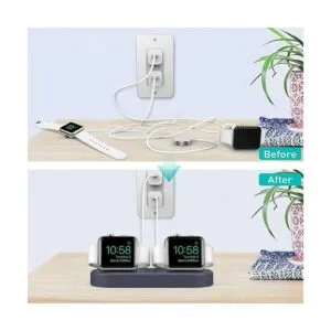 Delidigi Soporte de carga doble de silicona para cargador_2