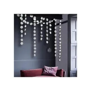 Kit de guirnalda de puntos circulares con purpurina para