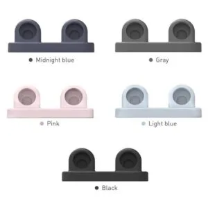 Delidigi Soporte dual para iWatch compatible con Apple_3