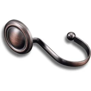 CHICTIE Ganchos de bronce para cortina de ducha ganchos