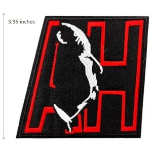 Logotipo bordado de Alfred Hitchcock Face de 3.5 in para_2