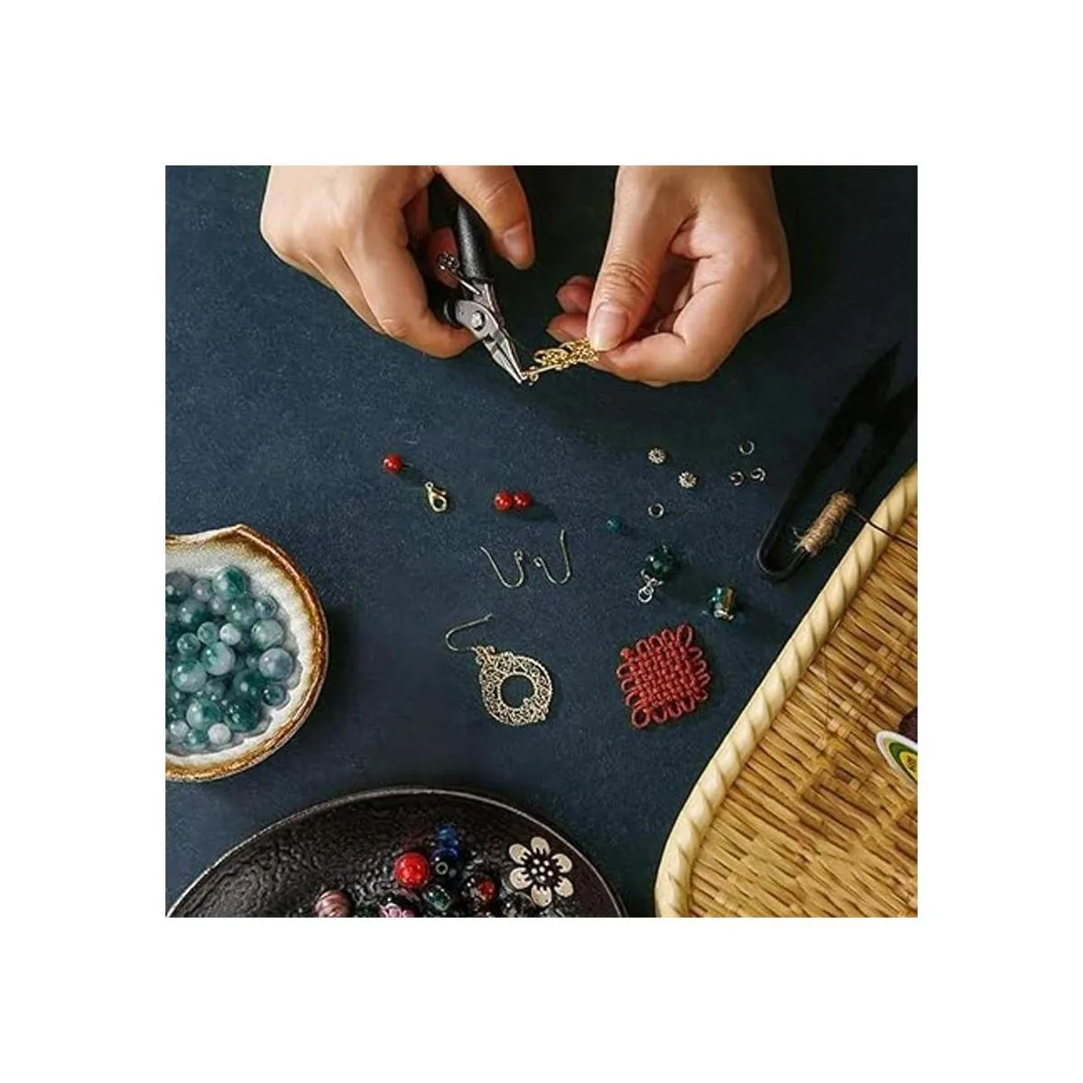 Juego de pendientes de 600 piezas 300 ganchos franceses