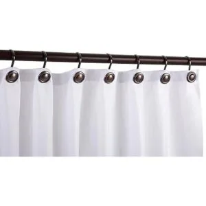 CHICTIE Ganchos de bronce para cortina de ducha ganchos