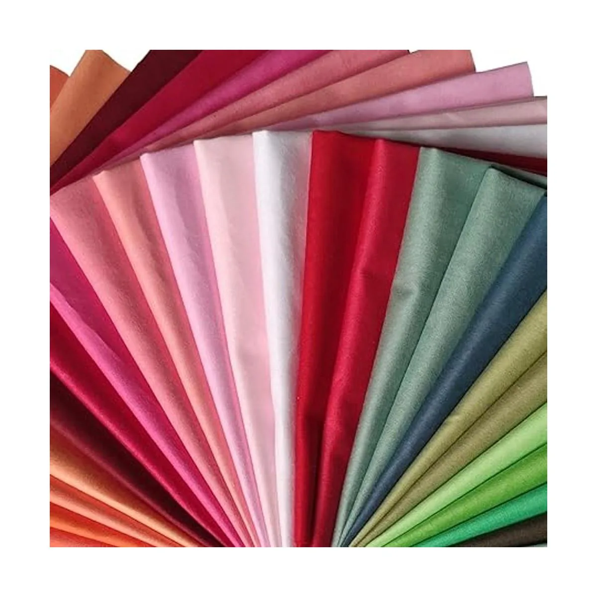 Misscrafts 50 piezas de tela de algodón para