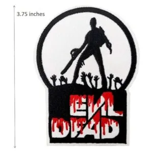 Parche bordado para planchar diseño de The Evil Dead_2