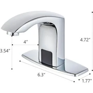 Luxice Sensor automático sin contacto para lavabo de baño_6