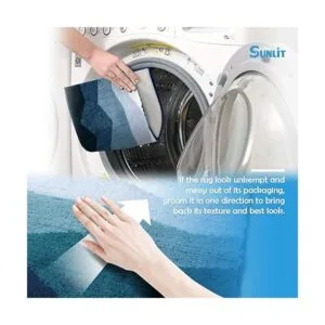 Sunlit Juego de alfombras de baño de 2 piezas alfombras