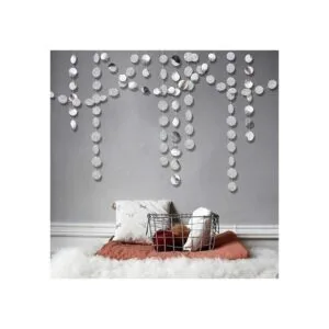 Kit de guirnalda de puntos circulares con purpurina para