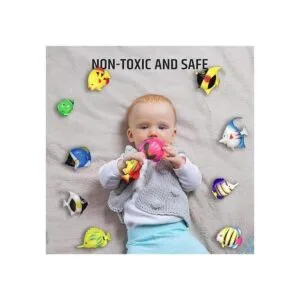 Brewish Juego de 12 peces artificiales realistas de_5