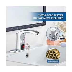 Luxice Sensor automático sin contacto para lavabo de baño_3