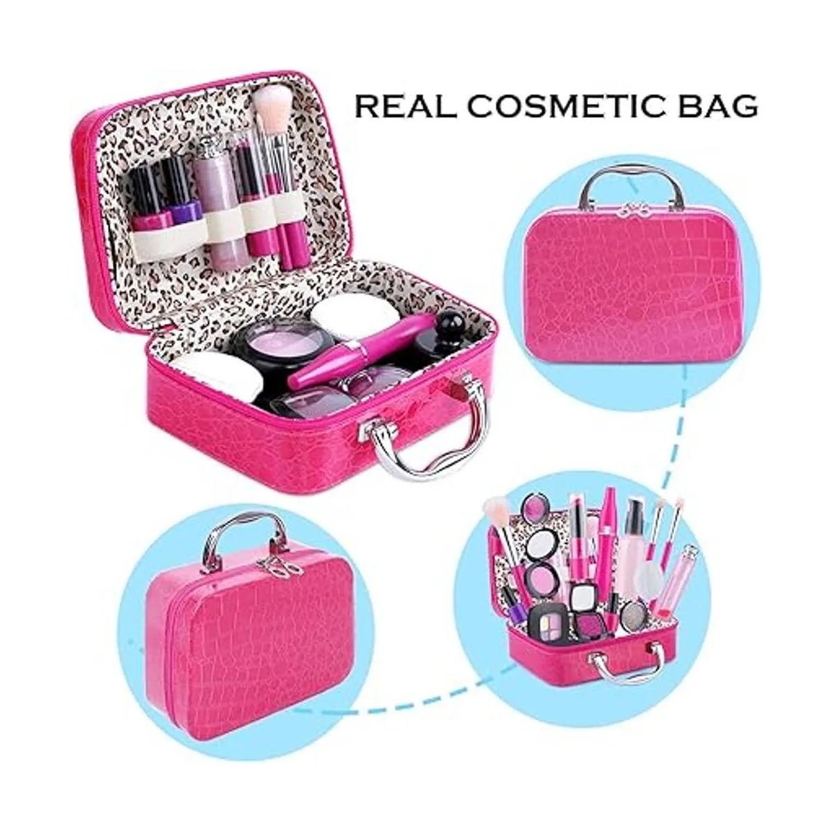 Tepsmigo Kit de maquillaje de simulación para niñas juego_5