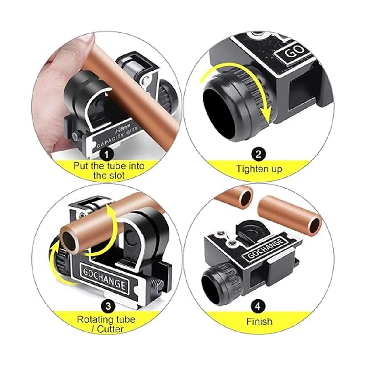 Spurtar Cortador de tubos de 0.1181.102 in para tubos de