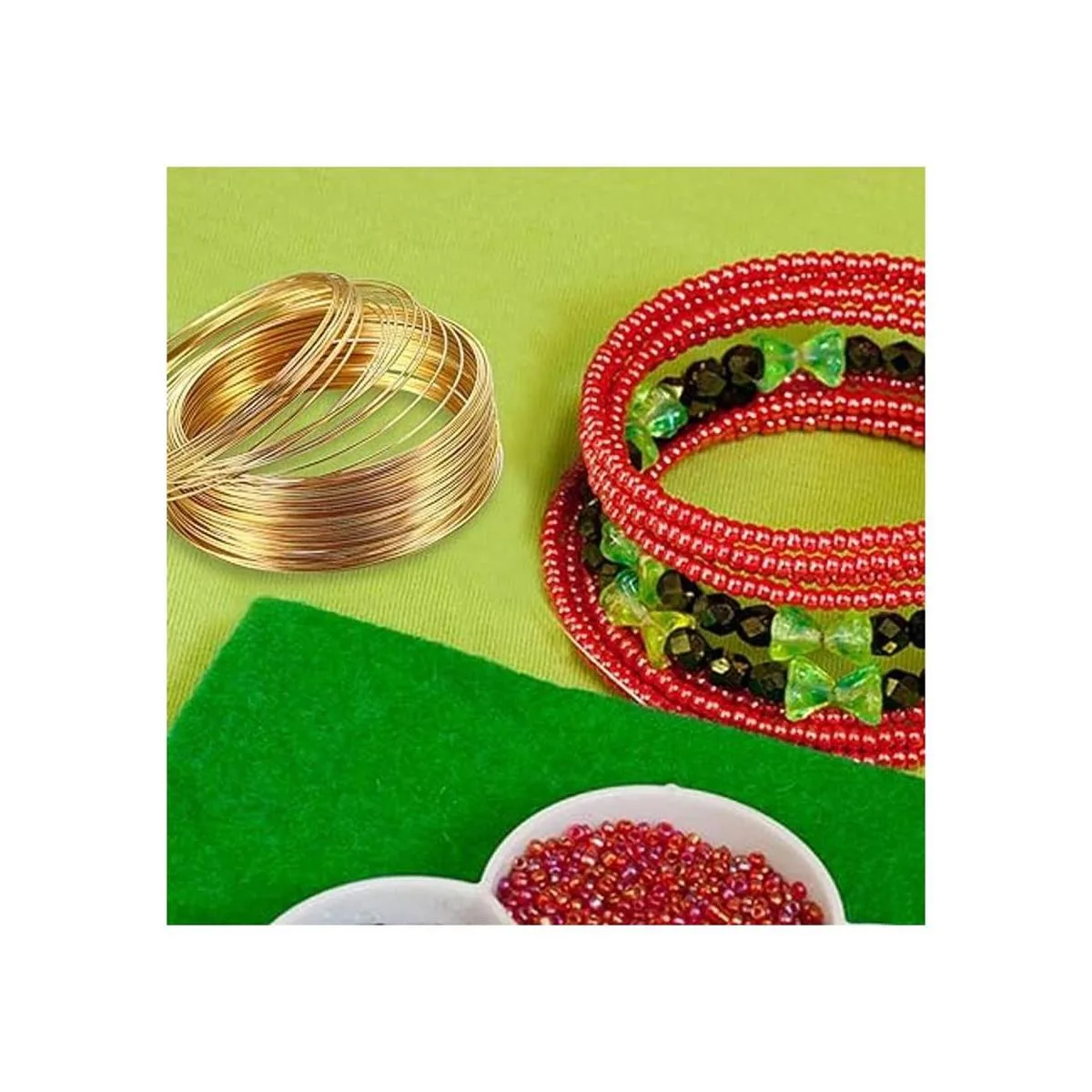 400 bucles de joyería alambre de memoria alambre de