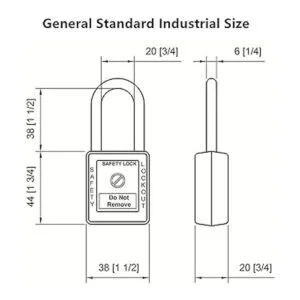 Cerraduras de bloqueo de etiqueta candado seguro 10