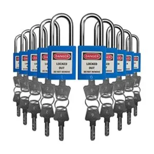 Cerraduras de bloqueo de etiqueta candado seguro 10