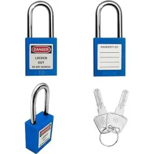 Cerraduras de bloqueo de etiqueta candado seguro 10