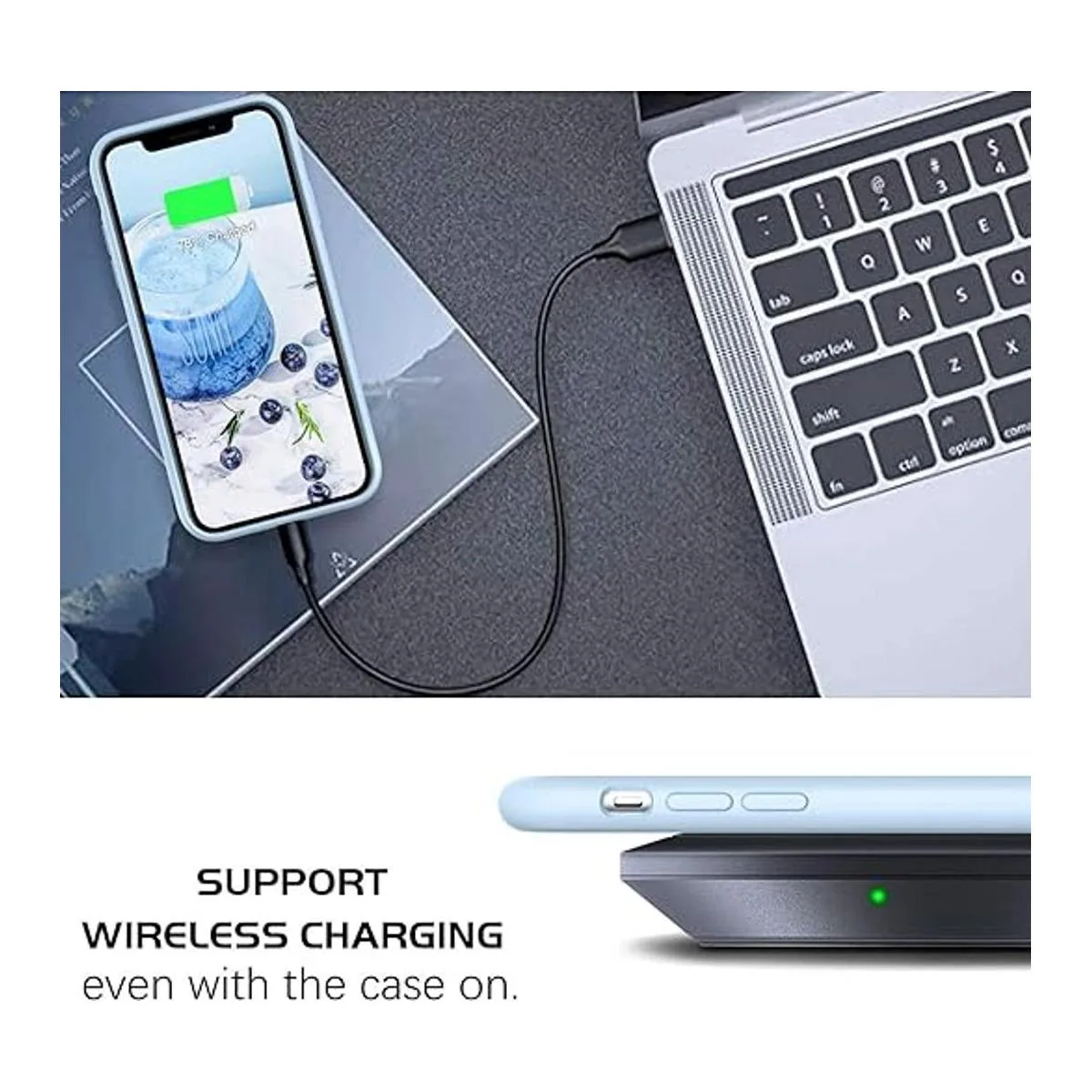 DOMAVER Funda para iPhone XR delgada ligera suave de_4